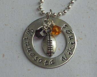 Custom Stamped Sports Necklace