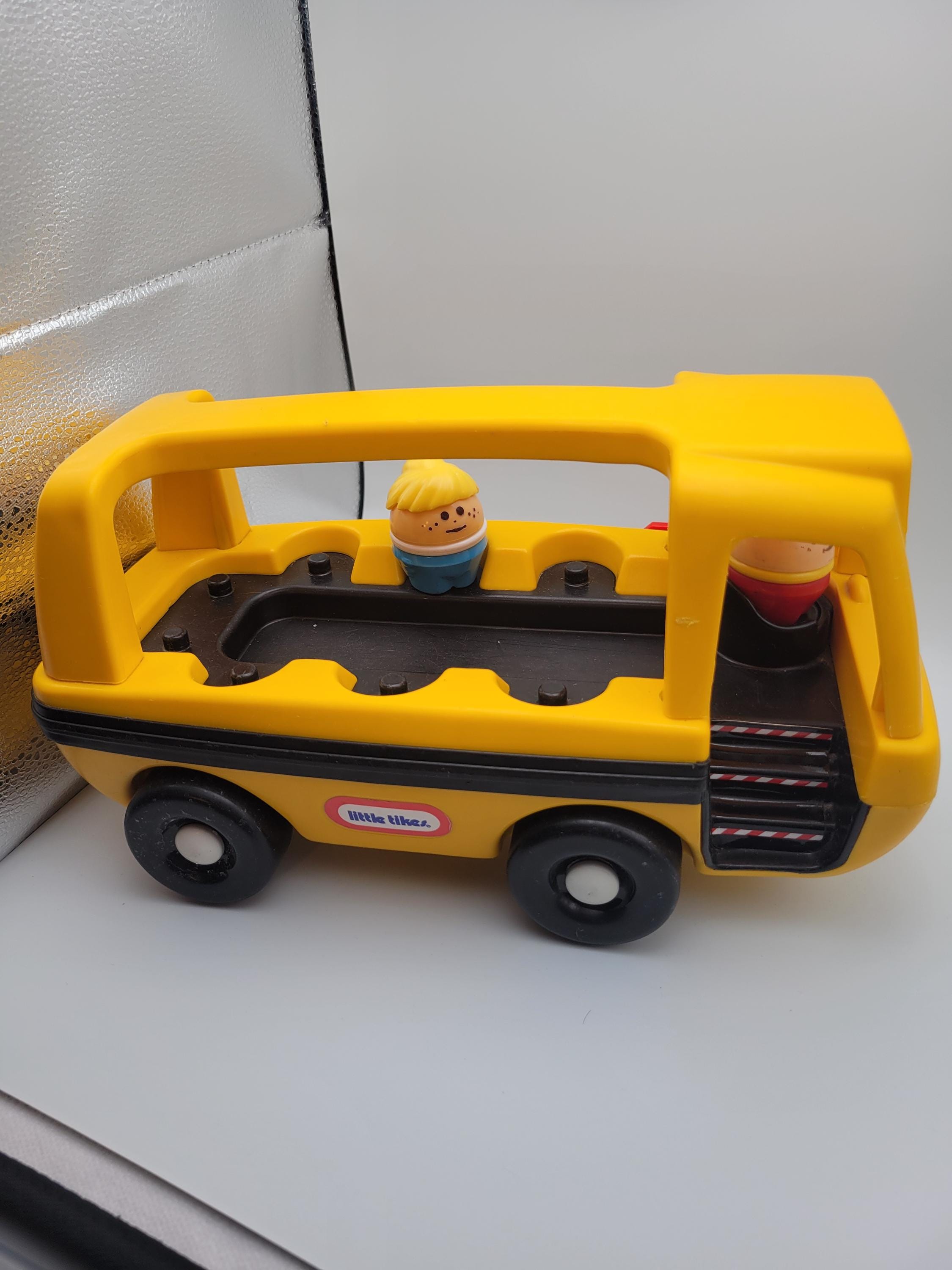 Little Tikes Vintage School Bus and 2 Passengers - Etsy