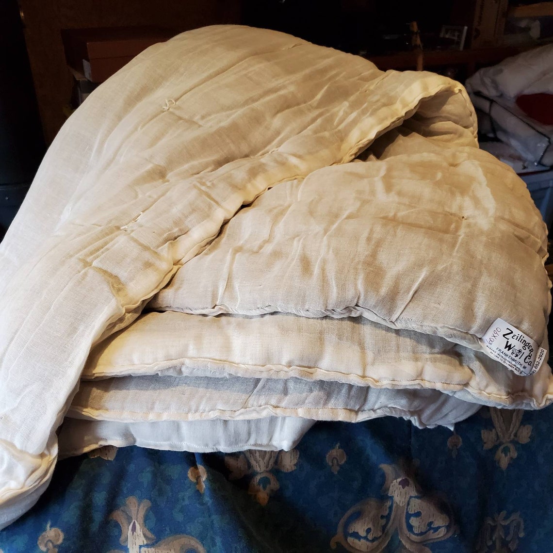 Natural wool duvets and custom duvet covers Etsy