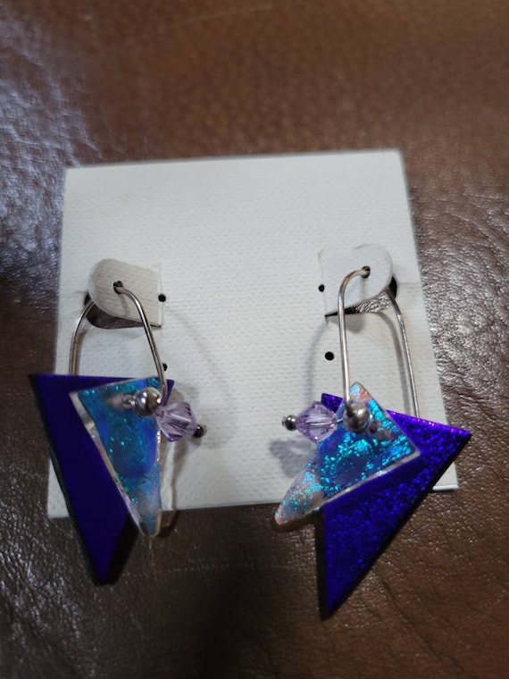 Handmade quartz & sterling earrings