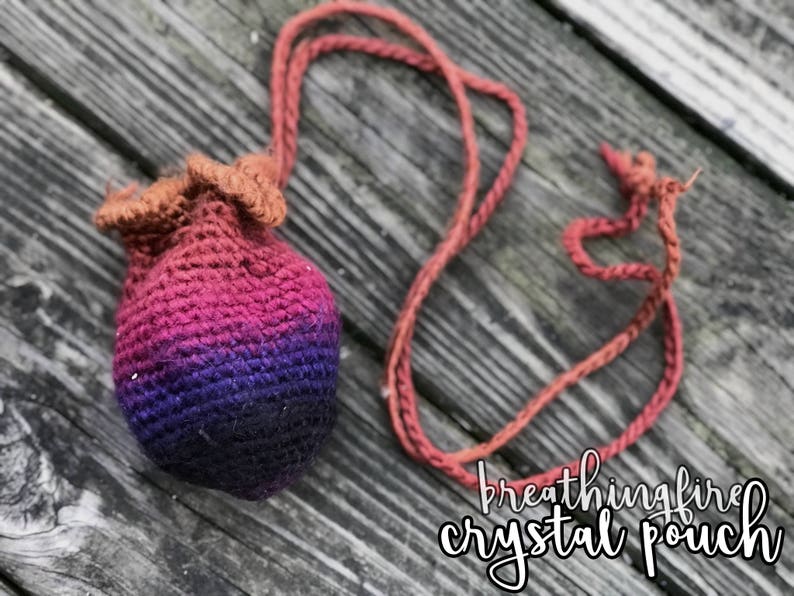 Each Bag Is Unique! Crystal Coin Purse Sunset