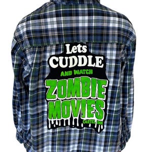 Zombie Flannel - Etsy