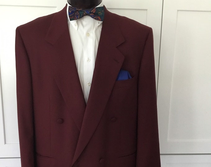 Mens Tuxedo Jacket Burgundy Tuxedo Jacket Double Breast Tux Etsy