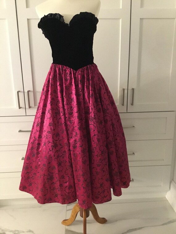 GUNNE SAX By Jessica McClintock dress, 1980’s str… - image 9