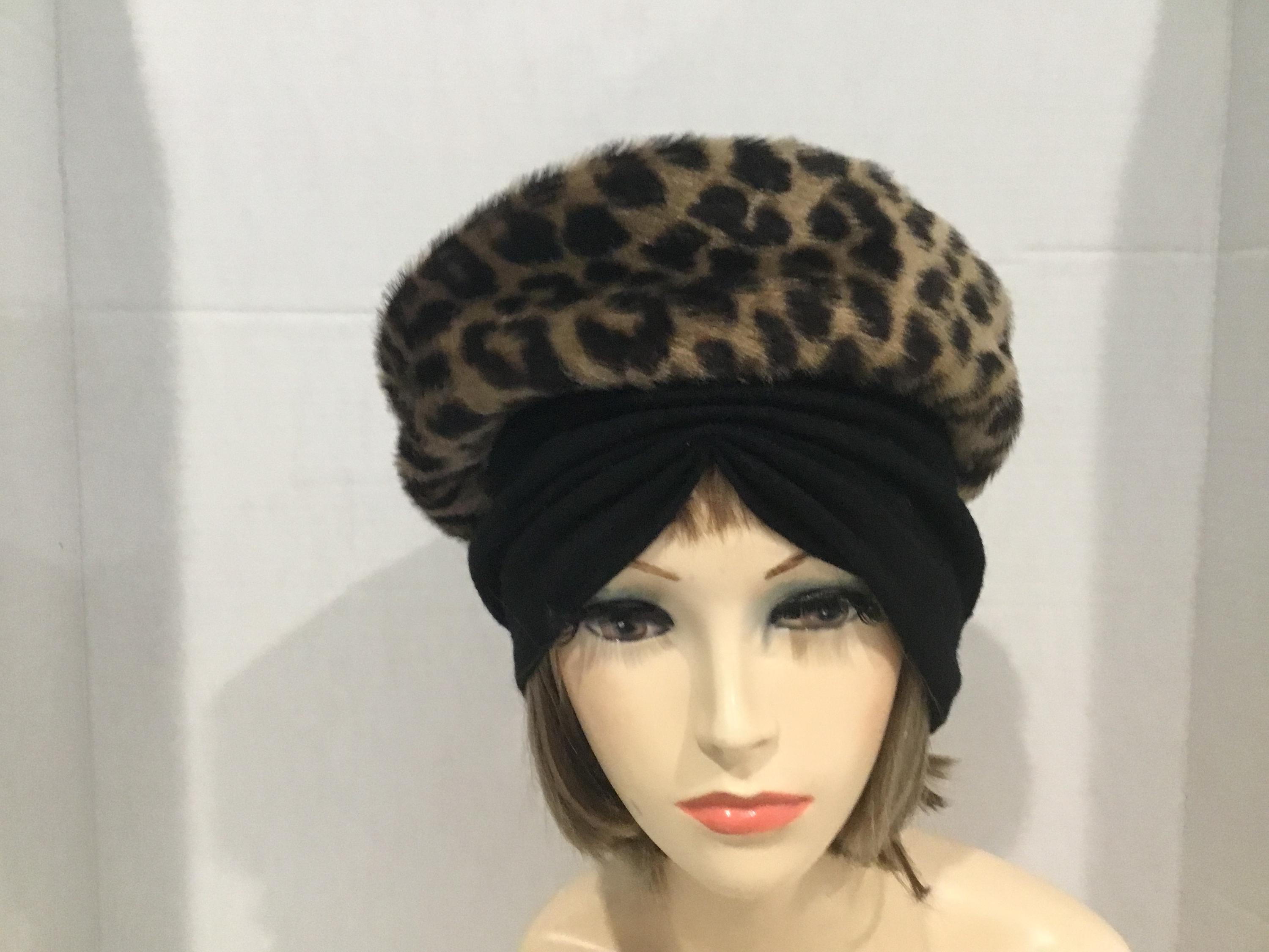 Evelyn Varon Exclusive Fabric Hat VTG 1950s Turban Pillbox Floral Union Made Evelyn Varon - Etsy main image 4