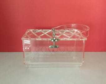 1950’s Lucite handbag, Florida Handbags Made in Miami, clear lucite handbag.vintage lucite purses,