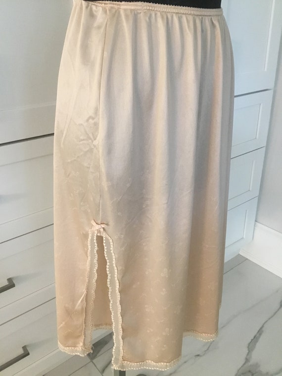 Givenchy Underdressings Slip, Designer Slip, Beige Logo Slip