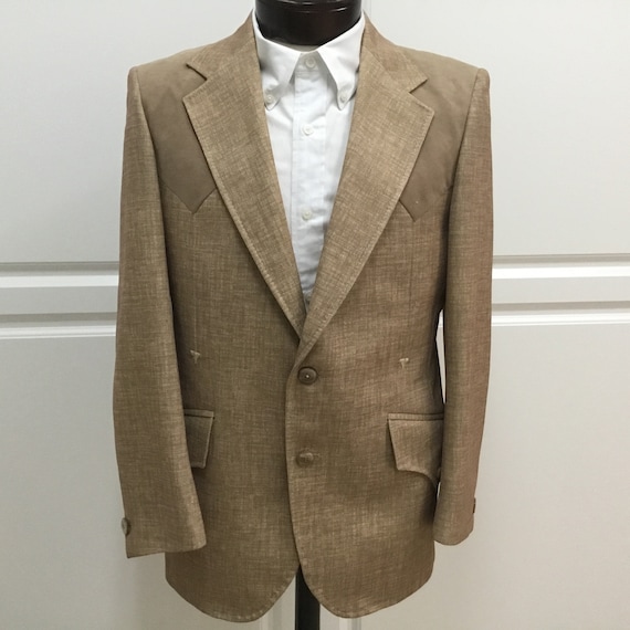 Vintage Western 70s sportscoat, Western jacket, 70
