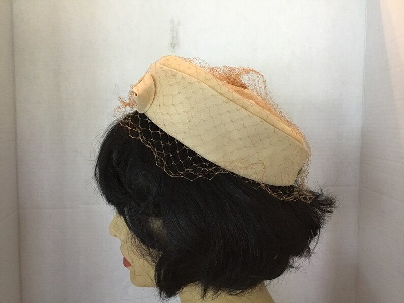 1960s Pillbox Hat Jackie Kennedy Pill Box Hat Ivory Hat Etsy