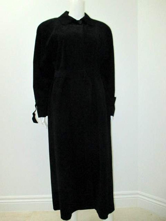 Vintage Lilli Ann Coat, Black 1980s Lilli Ann Tre… - image 3