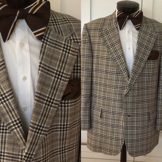1970’s Polyester Sportcoat, Midcentury suit jacket