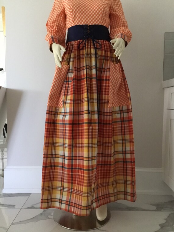 1970’s maxi dress, 1970’s peasant, prairie, boho,… - image 2