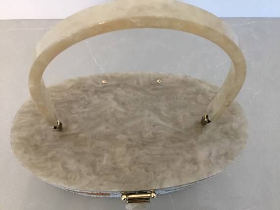 Lucite handbag, Lucite purse, lucite handbag with… - image 9