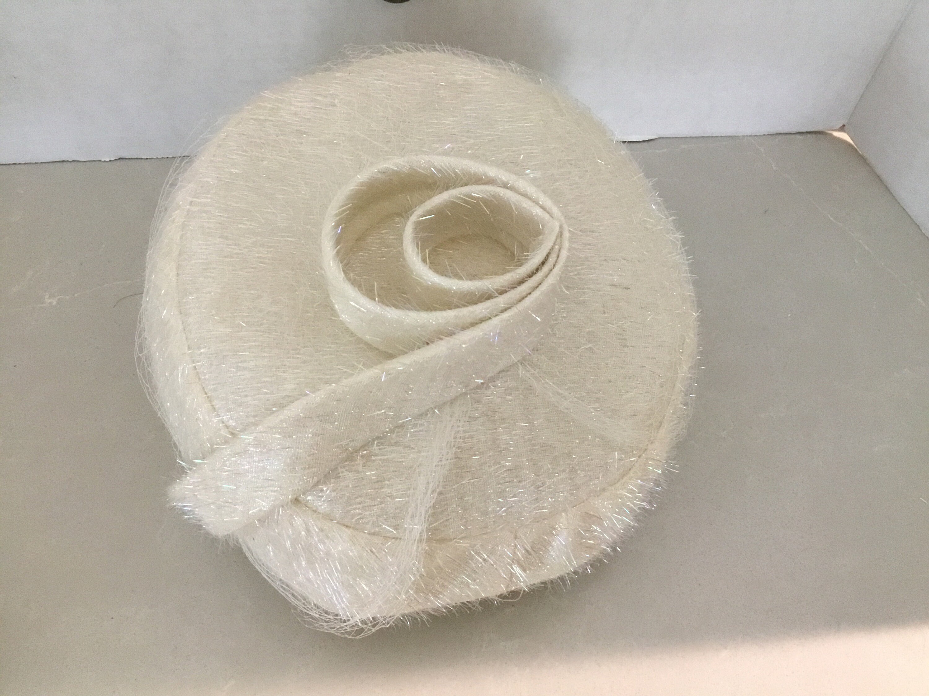 Vintage 1960s Ivory Velvet Pillbox Hat | Jackie Kennedy Style Formal Hat From Jackie Kennedy main image 2