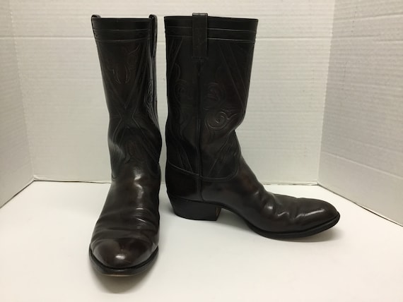 Mens 1970-80s Lucchese Boots, Lucchese western boo