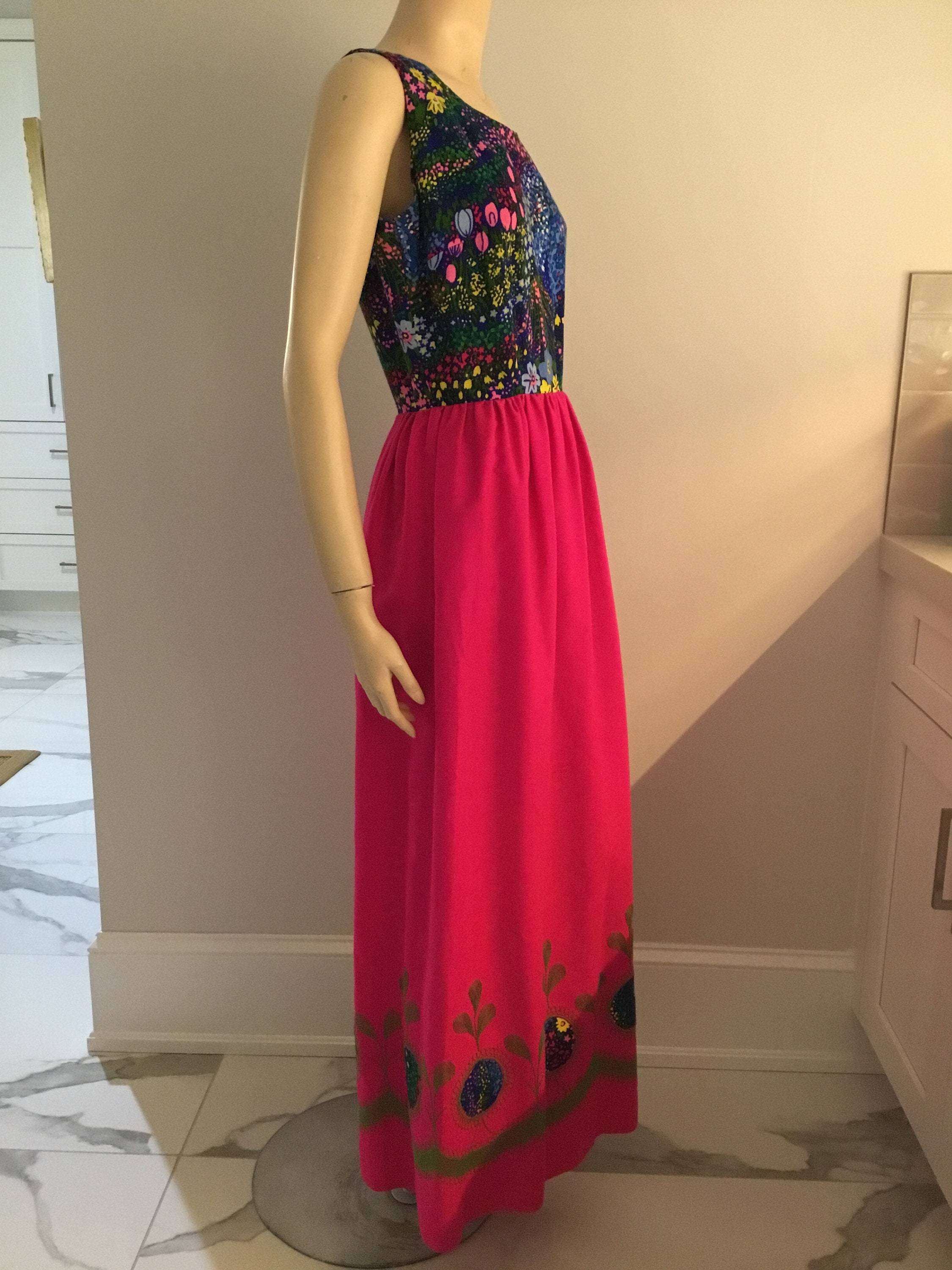 60’s Ruffled Wrap Maxi Skirt by Alice of California main image 1