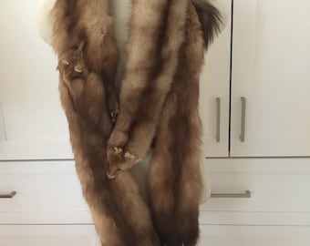 Vintage Mink Pelts (4 complete pelts) Mink fur stole,mink pelts