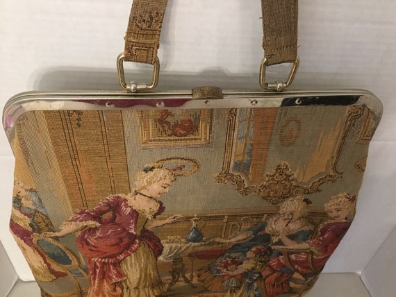 Julius Resnick JR large tapestry handbag, 1950’s … - image 2