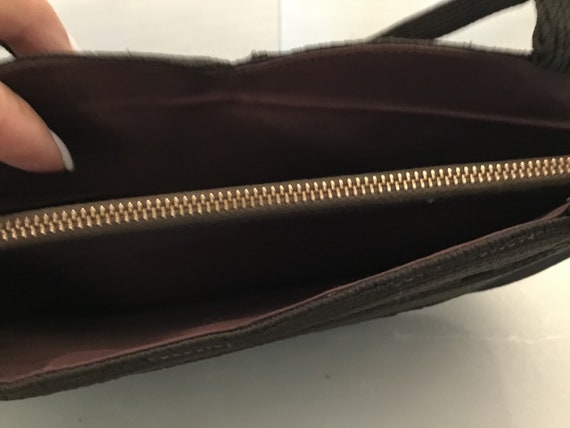 1940’s Genuine Corde Handbag, brown corde handbag… - image 5