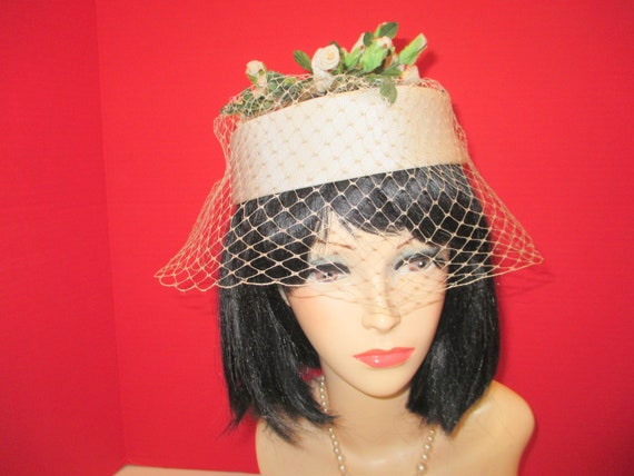 1960S wedding fascinator, 60s wedding hat, jackie