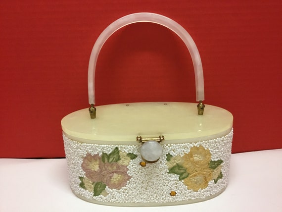 Rare Rialto Lucite Purse, Dooner Book page 38 Luci