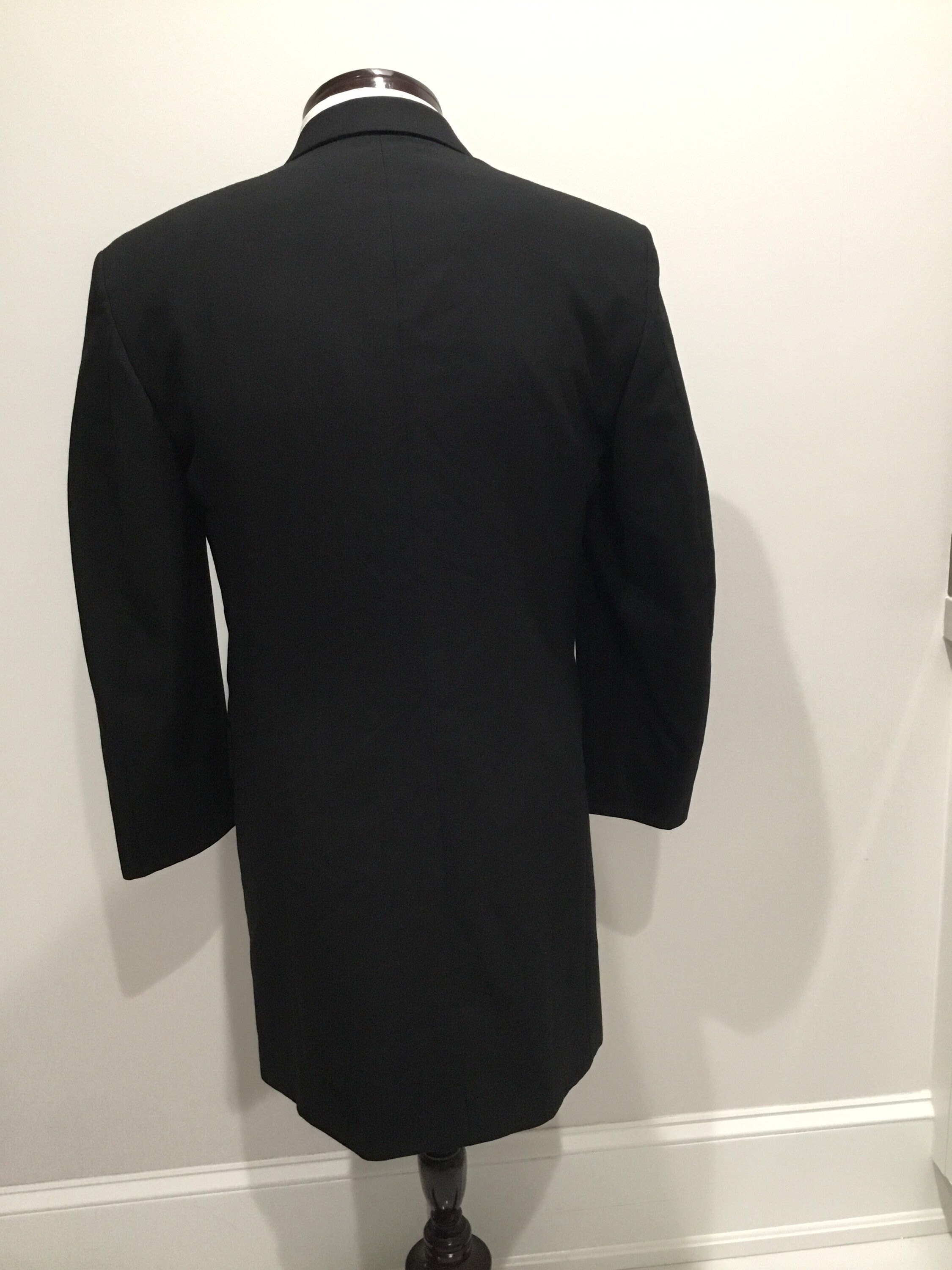 ジャケット・アウター chaps ralph lauren long coat Chaps Ralph Lauren Men's Size 42L Trench Coat Jacket Black