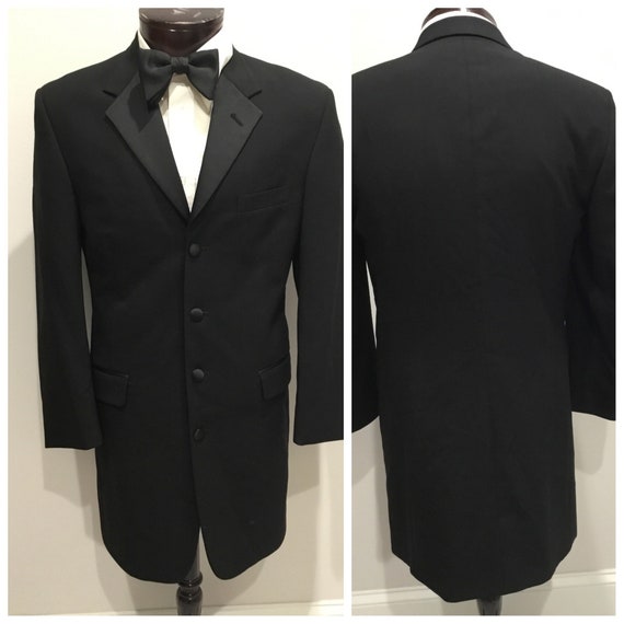 CHAPS Ralph Lauren ダブルブレザー 36R Chaps Ralph Lauren 4 Button Extra Length Tuxedo Jacket