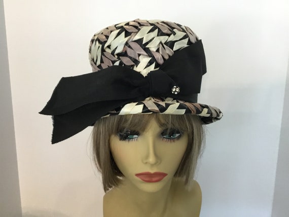 1960s MOD vintage hat, Holly Park hat, midcentury… - image 1