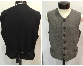 Mens vest, Marc Baxis wool vest, men’s 1990s vest, gray wool vest, mens 90’s fashion, mens 90’s style, 90’s suit vest
