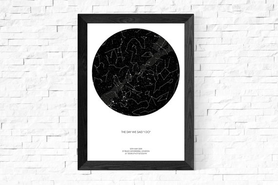 Star Chart Anniversary Gift