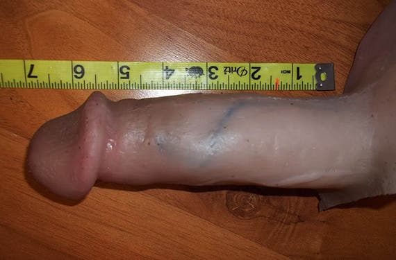 Realistic penis extension