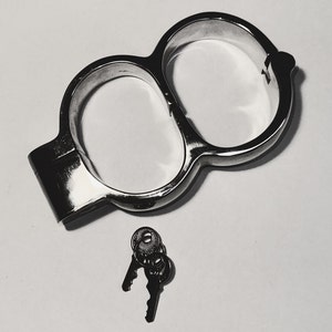 Nickel Plated Handcuff with 2 Keys
