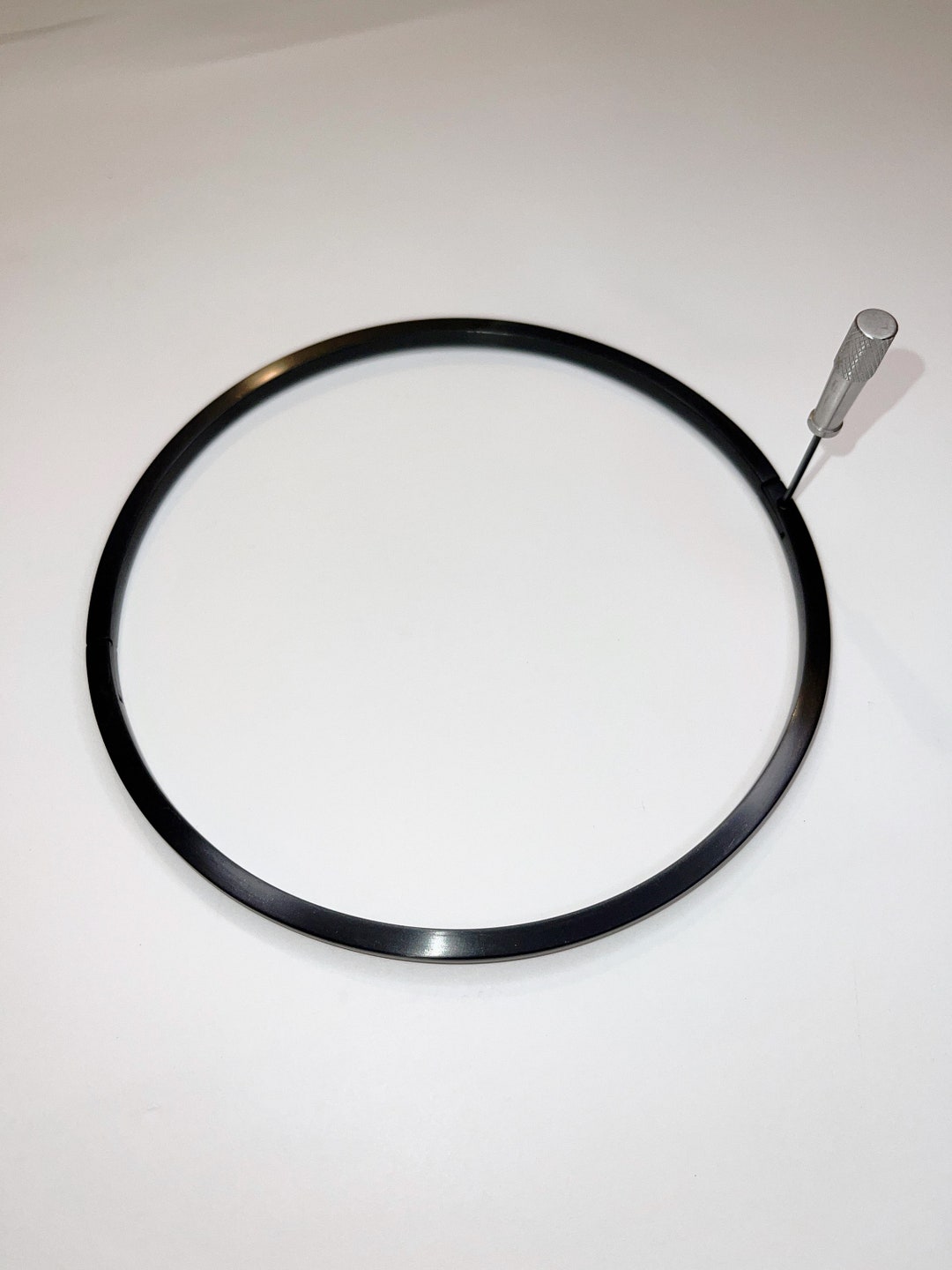 Eternity Collar, Matte Black W/ Square Edge, Lockable Etsy