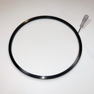 Eternity Collar, Matte Black w/ Square Edge, Lockable