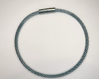 Eternity Collar Wire Stainless Steel Slave Locking Mature