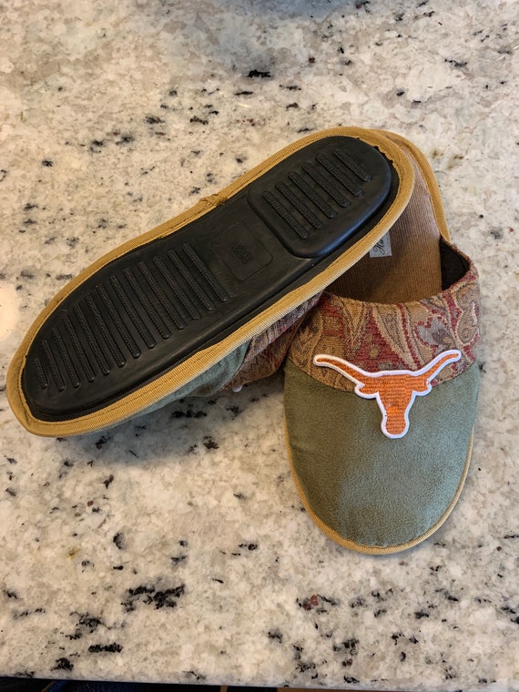 Longhorn Cow House Slippers Size 6 7 Etsy