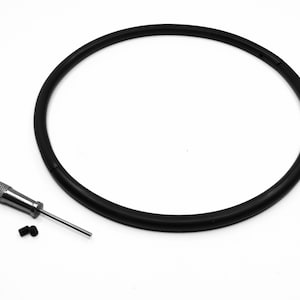 6mm Matte Black Titanium Eternity Collar