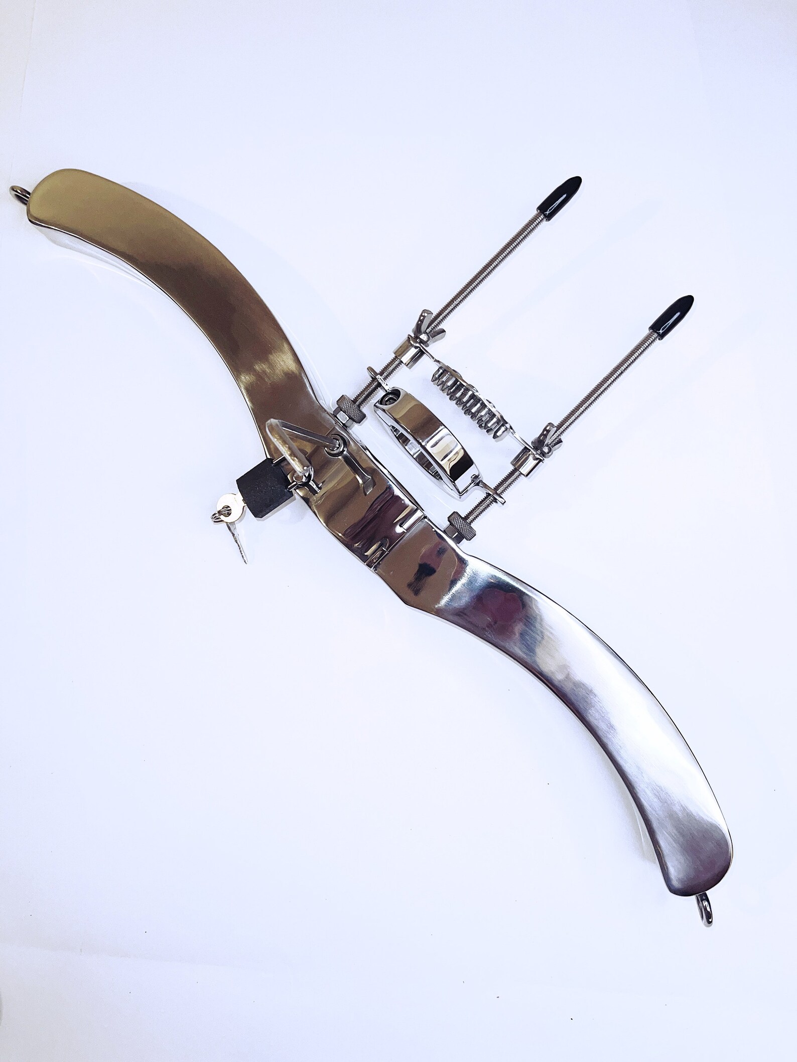 Pillory With Stainless Steel Testicular Squeeze Humbler Spiked Etsy