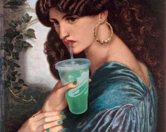 Baja Blast Babe 12x24 Print