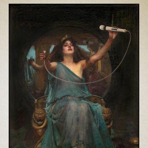 Rainha de Paus Tarot 12x18 Impressão