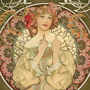 Mucha Mood 8x10 Print