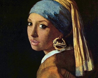 The Girl with the &#39;Chula&#39; Earring 8x10 Print