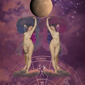 Gemini Goddesses 8x10 Stampa
