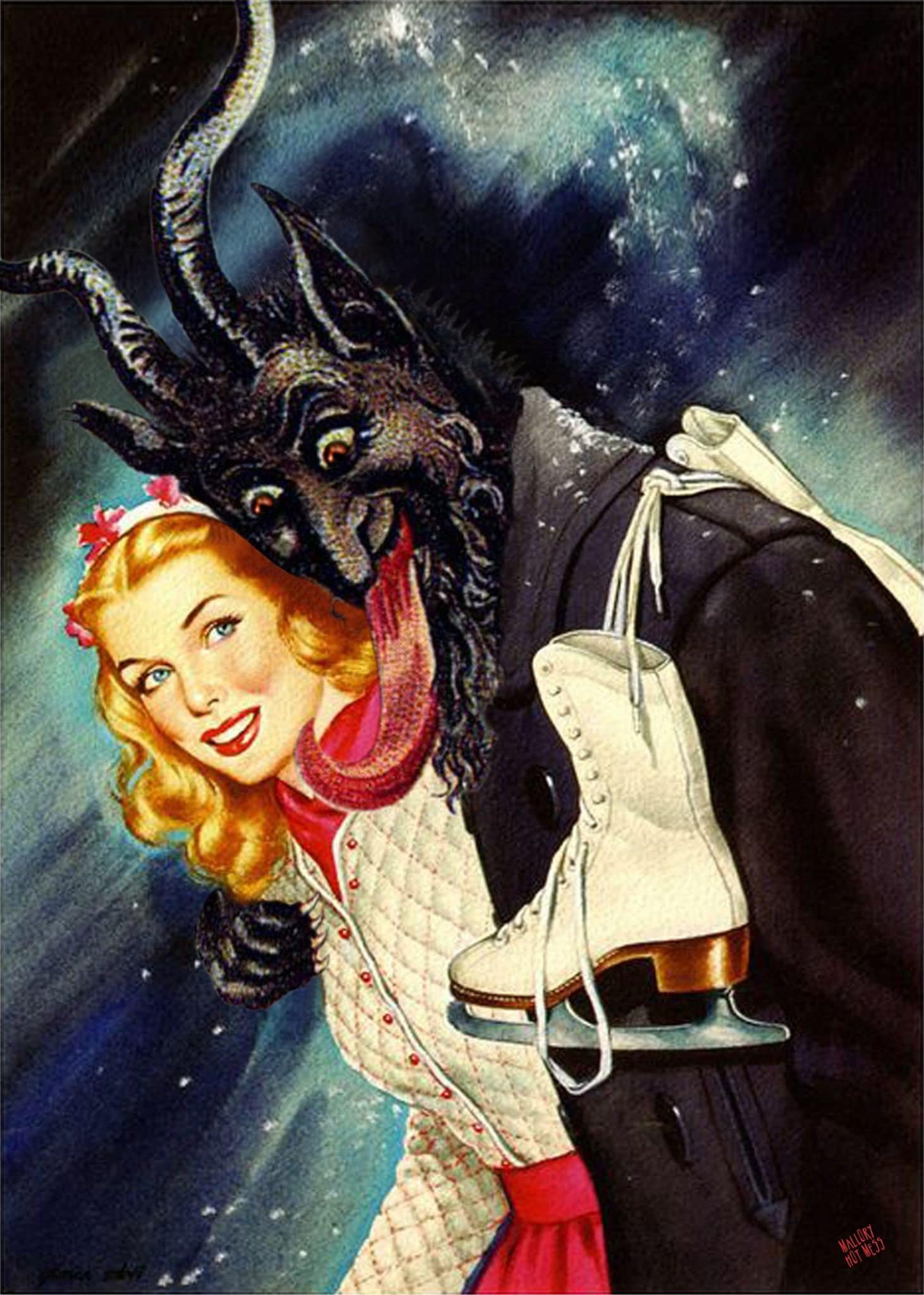 Krampus Greeting Card - Etsy