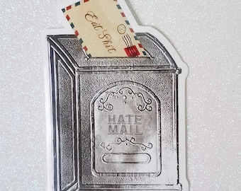 Hate Mail 2.5X4 Aufkleber
