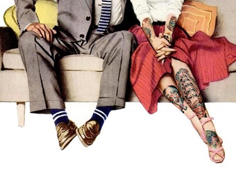 Body Language 12x12 Print