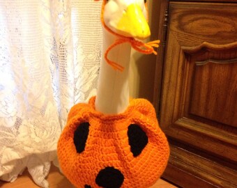 Pumpkin Halloween Goose Outfit