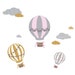Angela Chu reviewed Hot Air Balloon Wall Decals -  Vintage Balloons Fabric Wall Decals