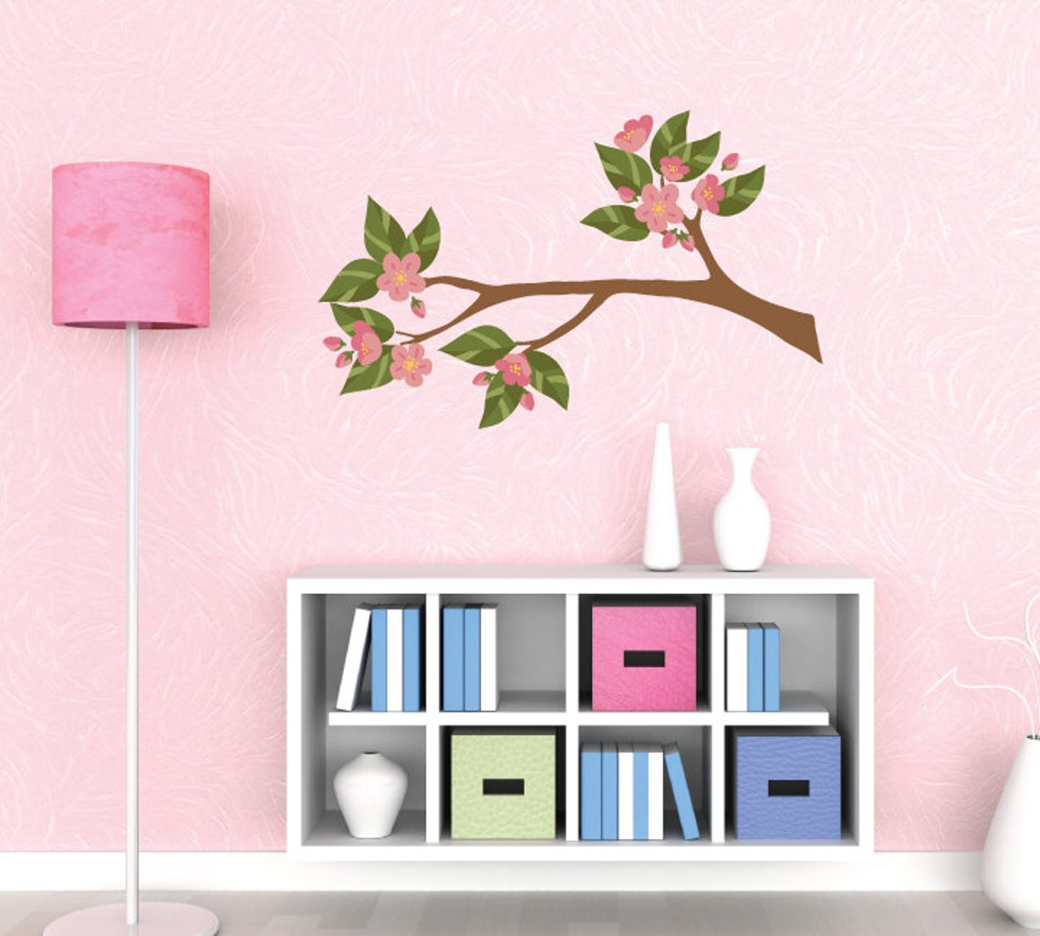 Branch Fabric Wall Decals Branch Wall Stickers | Etsy