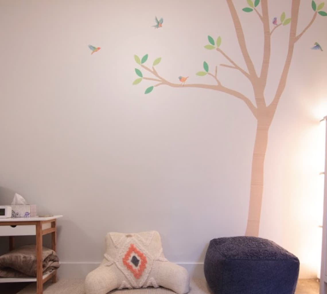 Tree Wall Decal Tree Fabric Wall Decal Etsy